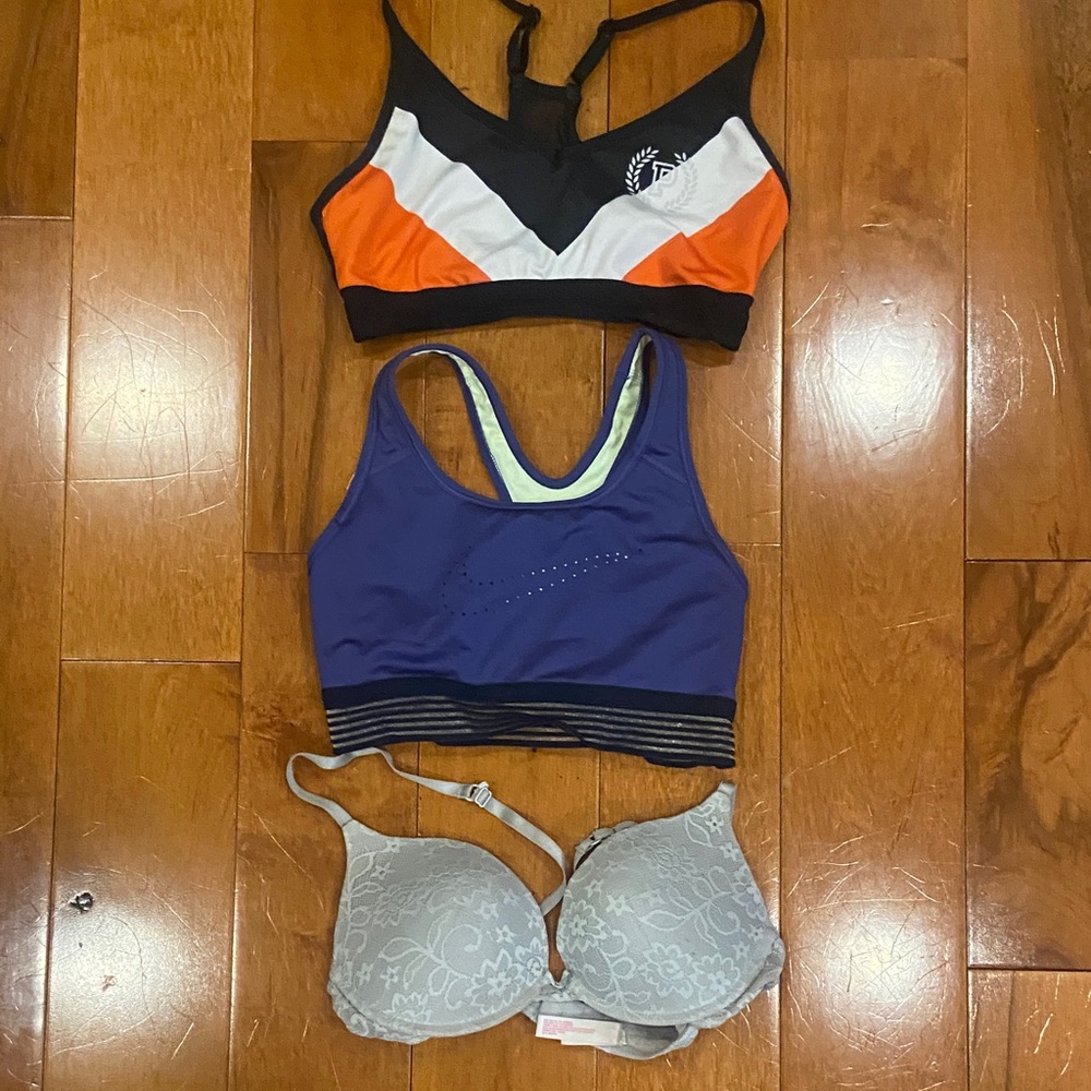 Nike Sports Bras - Black, Orange, Blue, Gray